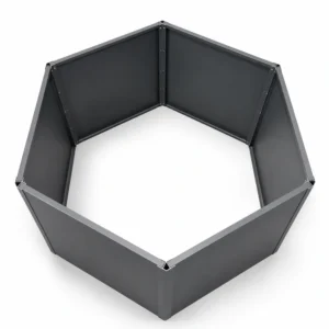 Hexagonal Galvanized Steel Raised Garden Bed gallery image