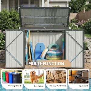 Multi Function Outdoor Metal Storage Shed