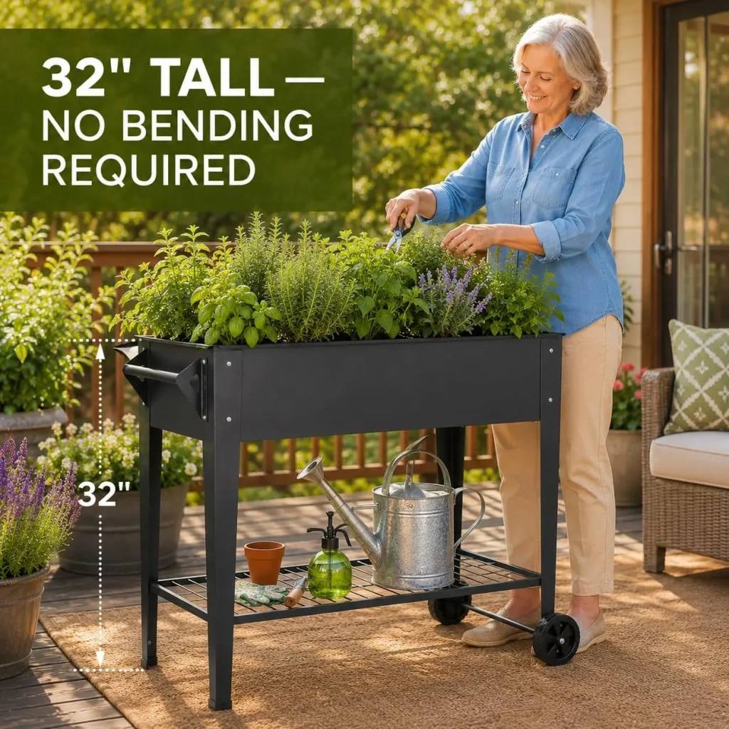 Waist-Height Design with Handle