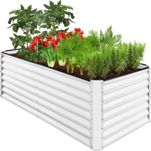 Metal Corrugated Raised Garden Bed Kit