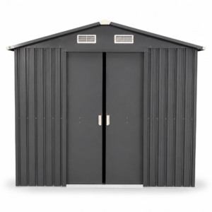 Weatherproof Galvanized Steel Garden Tool Shed 278×323×192 cm
