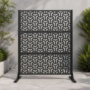 Galvanized Steel Fan-Pattern Privacy Screen – PF-02