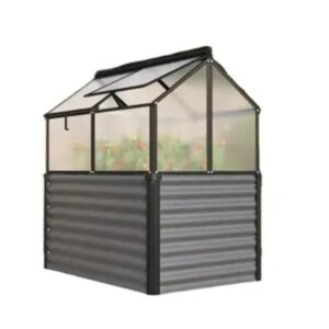 Raised Garden Bed with Mini Greenhouse