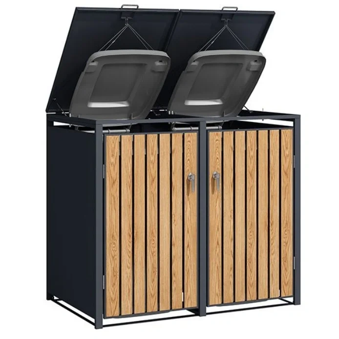 Double Bin Storage Cabinet Open Top Main