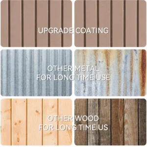 Galvanized Storage Shed Rust Resistant Coating