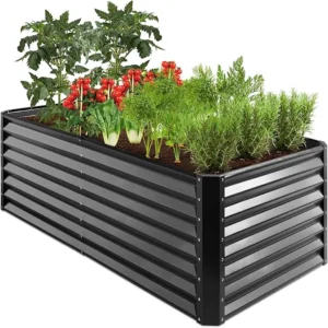 Metal Corrugated Raised Garden Bed Kit