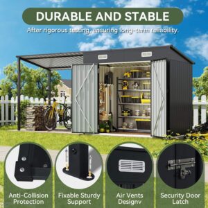 Metal Storage Shed Pergola Durable Hardware Details