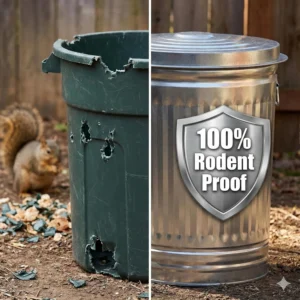 Rodent Proof Galvanized Steel Trash Can Comparison