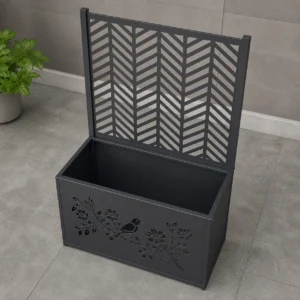 Deep Planter Box Privacy Screen Top View