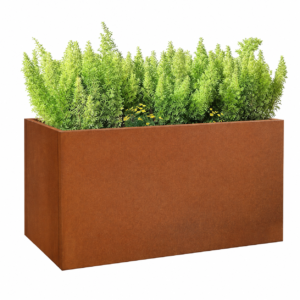 Rectangular Corten Steel Planter Box