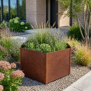 Hexagonal Galvanized Steel Raised Garden Bed gallery image