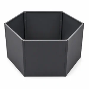 Hexagonal Galvanized Steel Raised Garden Bed gallery image