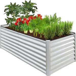 Metal Corrugated Raised Garden Bed Kit