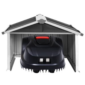 Robot Lawn Mower Shed with Galvanized Steel Panels