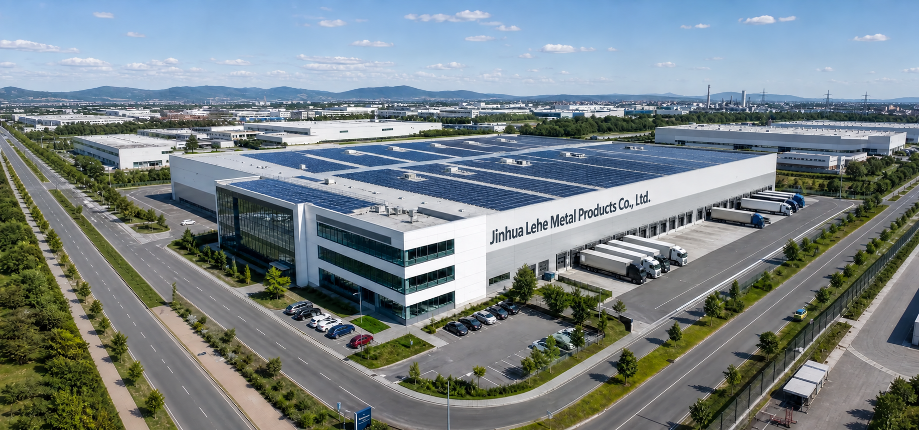 Factory of Jinhua Lehe Metal Products Co., Ltd., manufacturer of YardAve outdoor products in Jinhua, Zhejiang, China
