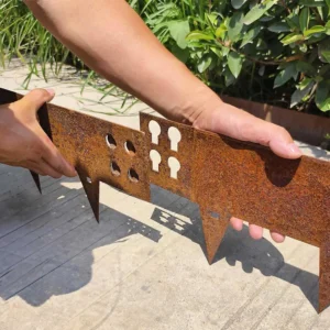 Corten Steel Landscape Edging – Wholesale Custom Garden Borders gallery image