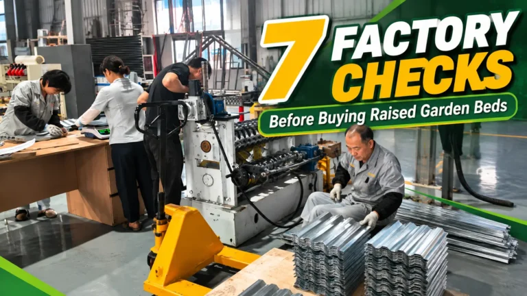 Best Wholesale Raised Garden Beds: 7 Powerful Factory Checks