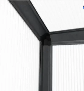 Reduced-Screw Polycarbonate Greenhouse, Aluminum Frame gallery image